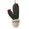 Festive Cactus Ornament Set of 4