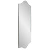 Whitby Frameless Scalloped Wall Mirror