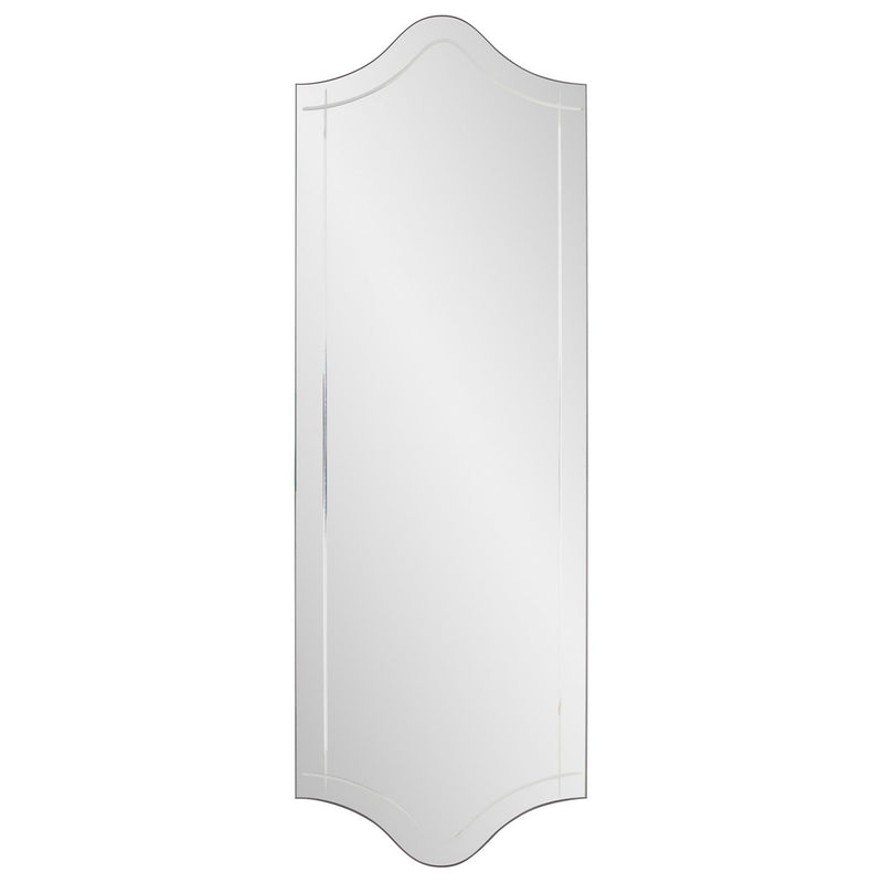 Whitby Frameless Scalloped Wall Mirror