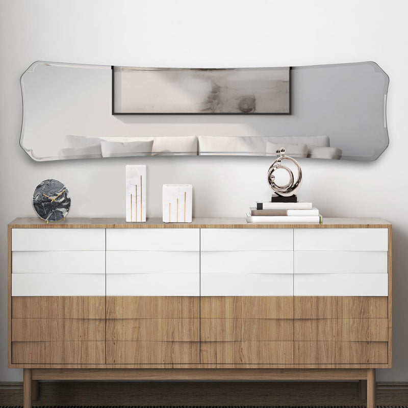 Whitby Frameless Tapered Wall Mirror