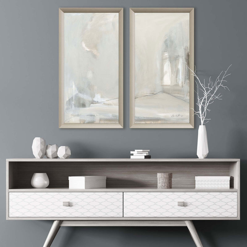 Munger Delicate Gray Framed Art Set of 2