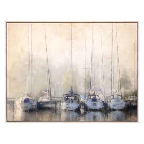 Curinga Sailboats in Fog Canvas Art