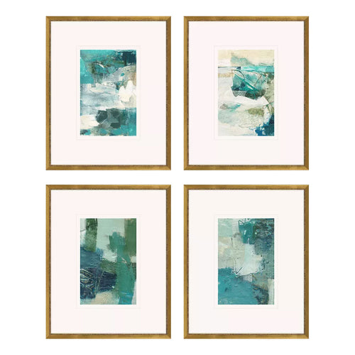 Jachimiec Terrene Abstract Framed Art Set of 4