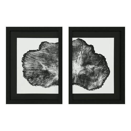 Giclee Studio Oak Panel Framed Art Set of 2