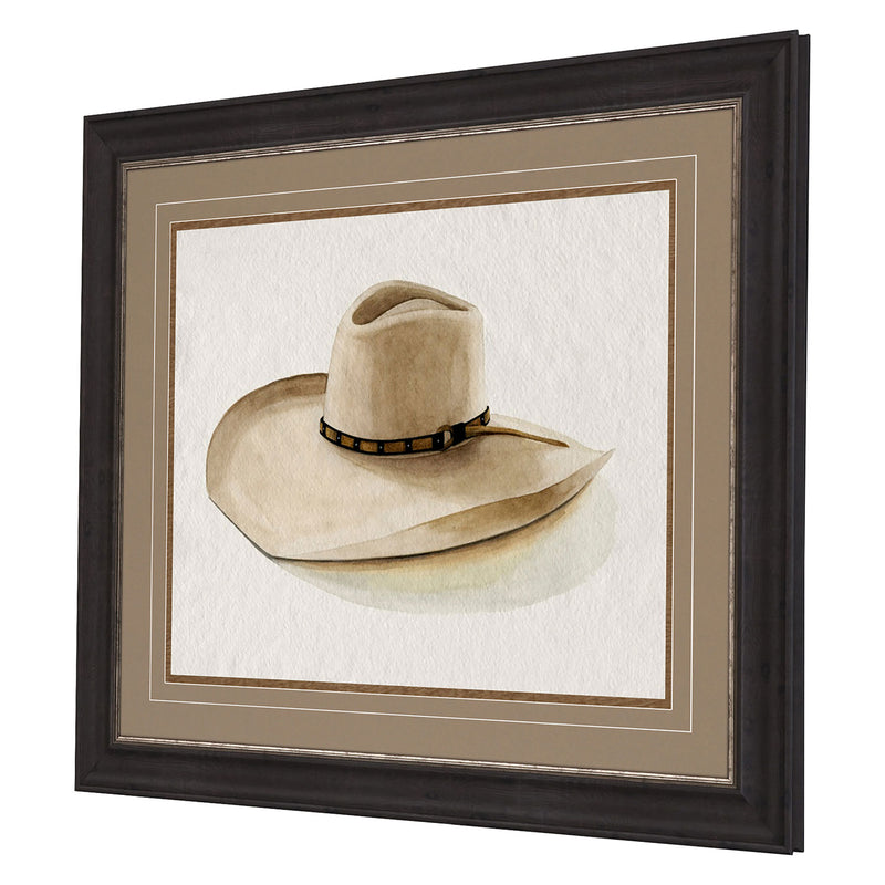 Popp Cowboy Hat I Framed Art