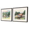 Calcasola Valley Farm II Framed Art Set of 2