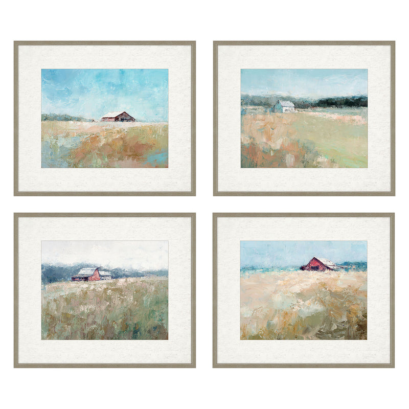 Lee Top of the Hill Framed Art Set of 4