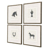 Barrett Equestrian Framed Art Set of 4