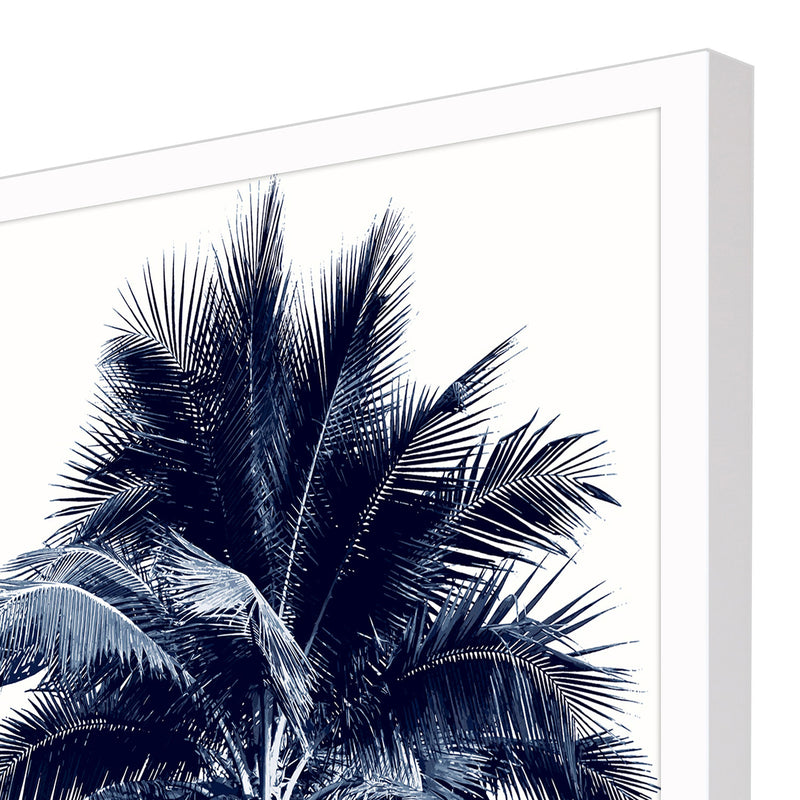 Davis Palm Tree Blue I Framed Art