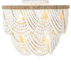 Regina Andrew Lorelei Wood Bead Flush Mount