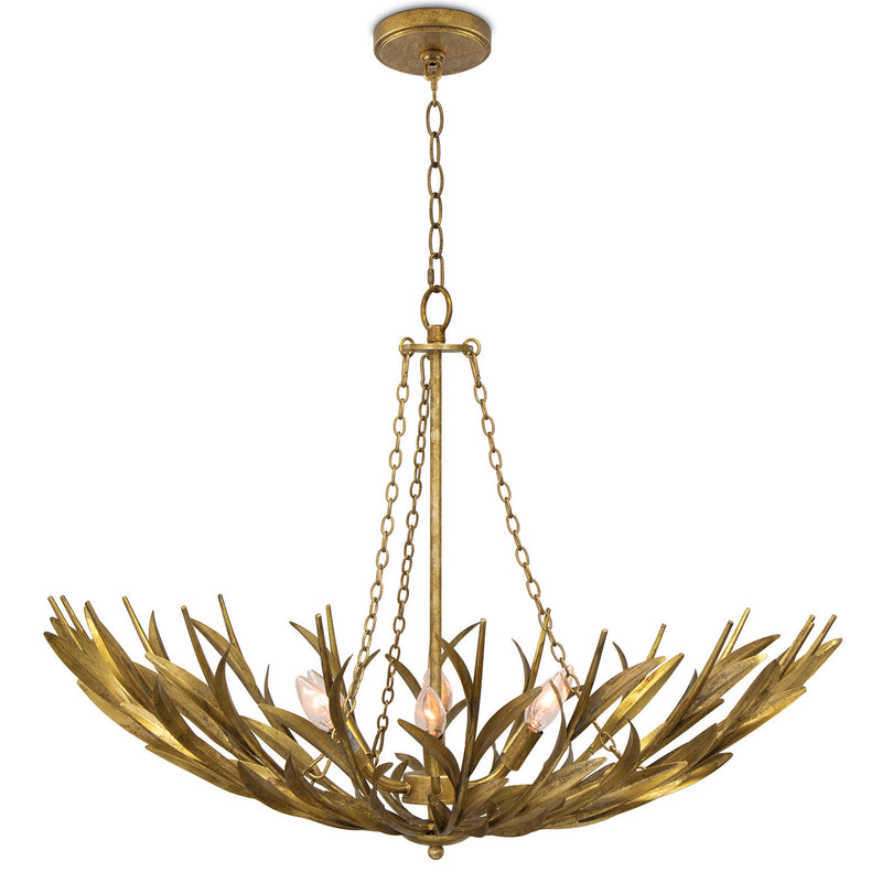 Regina Andrew River Reed Basin Chandelier