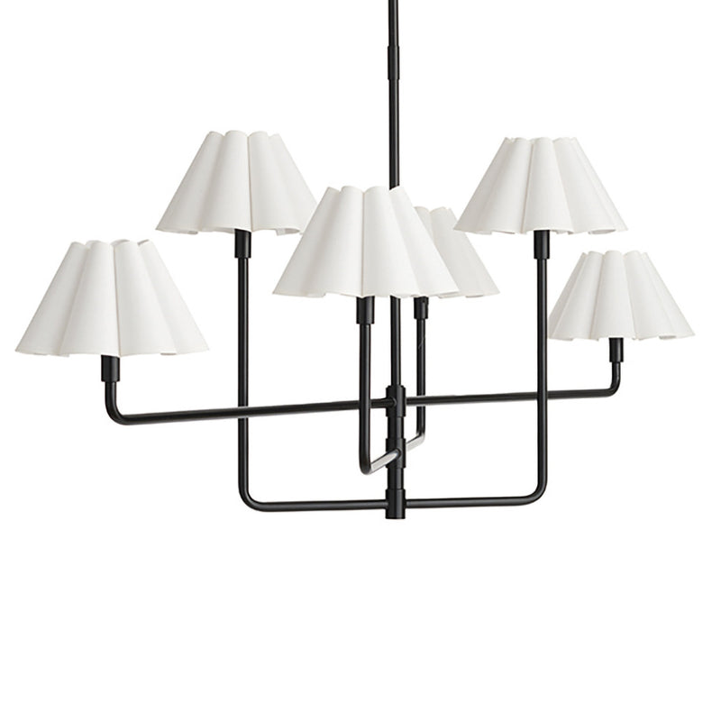 Regina Andrew Polly Scalloped Chandelier