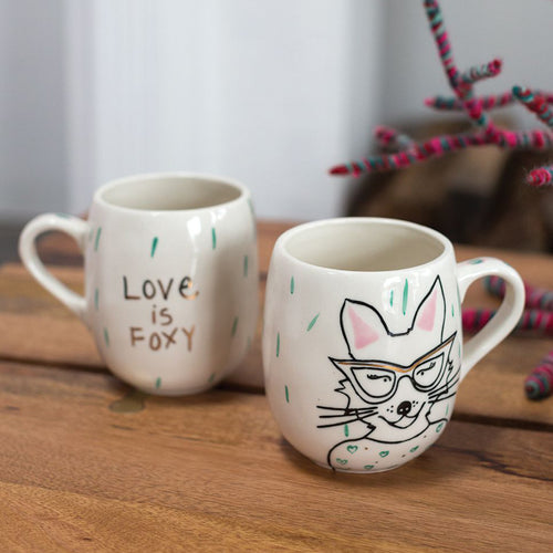 Eric + Eloise Peace + Love Mug Set of 2