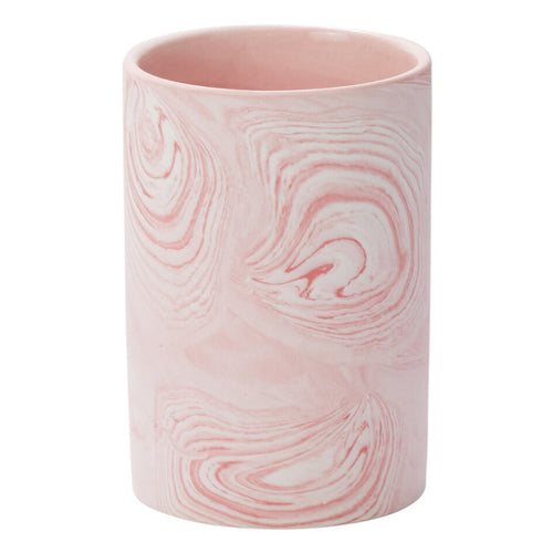 Marbleized Pink Small Vase Set of 4