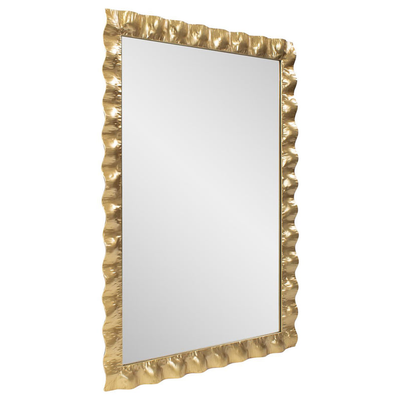 La Bailadora Ruffled Metal Vanity Wall Mirror