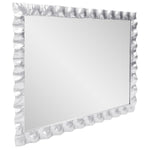 La Bailadora Ruffled Metal Vanity Wall Mirror