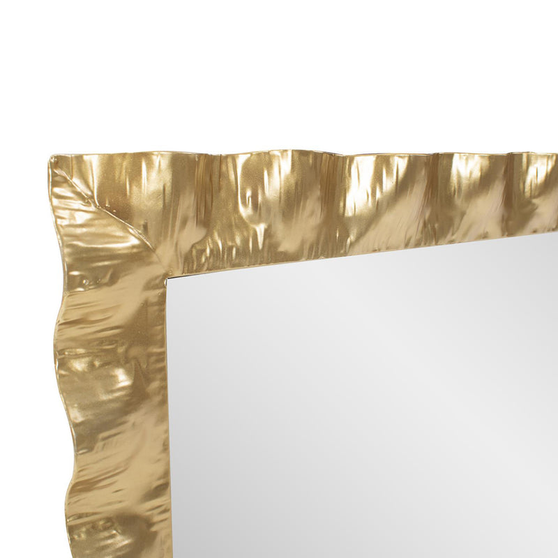 La Bailadora Ruffled Metal Dressing Floor Mirror