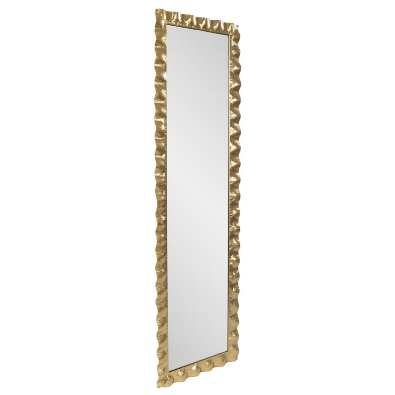 La Bailadora Ruffled Metal Dressing Floor Mirror