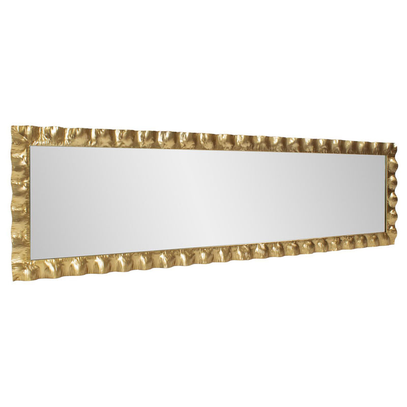 La Bailadora Ruffled Metal Dressing Floor Mirror