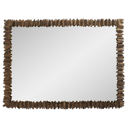 Alberto Gio Salvaged Bronzed Wall Mirror