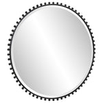 Bellfore Beaded Round Wall Mirror