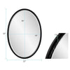 Laid Rope Oval Wall Mirror