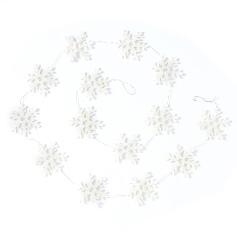 Snowy Garland Set of 2