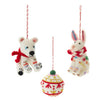 Fairisle Friends Ornament Set of 4