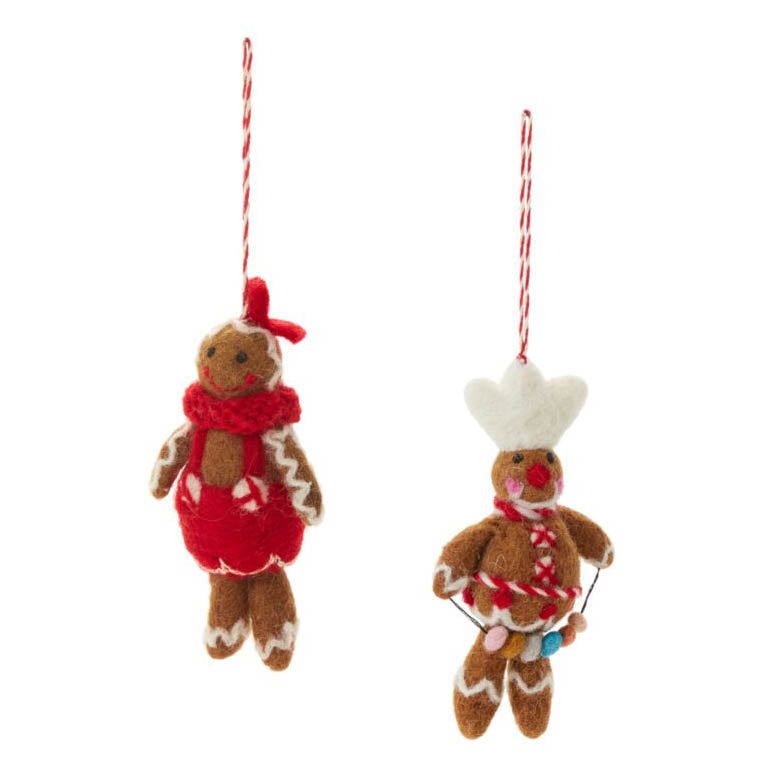 Baker Gingerbread Ornament Set of 4