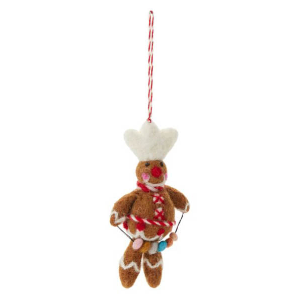 Baker Gingerbread Ornament Set of 4