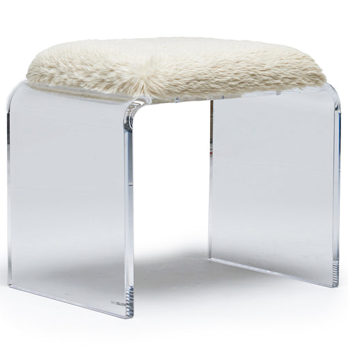 Interlude Home Mira Acrylic Stool