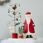 Fiddle Leaf Santa Figurine