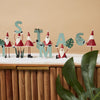 Green Christmas Sign Set of 9