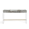 Interlude Home Cora Hide Desk