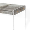 Interlude Home Cora Hide Desk