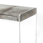 Interlude Home Cora Hide Desk