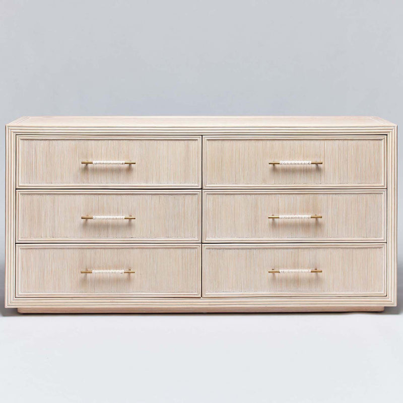 Interlude Home Seaside 6 Drawer Chest