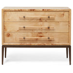 Interlude Home Burton 3 Drawer Bedside Chest