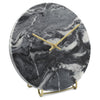 Piero Black Marble Clock