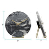 Piero Black Marble Clock