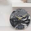 Piero Black Marble Clock