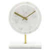 Piero White Marble Clock