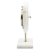 Piero White Marble Clock