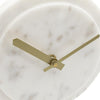 Piero White Marble Clock