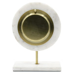 Piero White Marble Clock