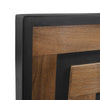 Helix Wooden Square Clock