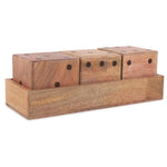 Lady Luck Wooden Dice Set and Tray