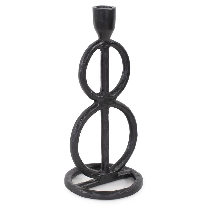 Circle Arman Aluminum Candlestick