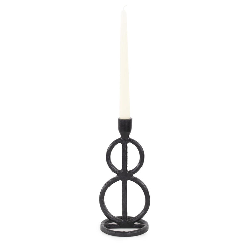 Circle Arman Aluminum Candlestick