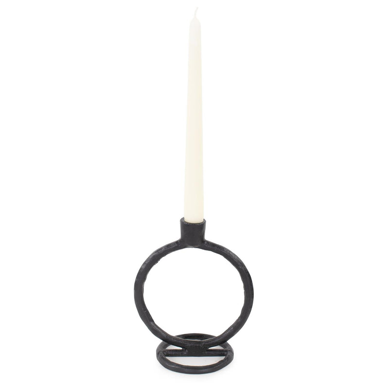 Circle Arman Aluminum Candlestick